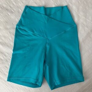 Aerie Teal Bike Shorts